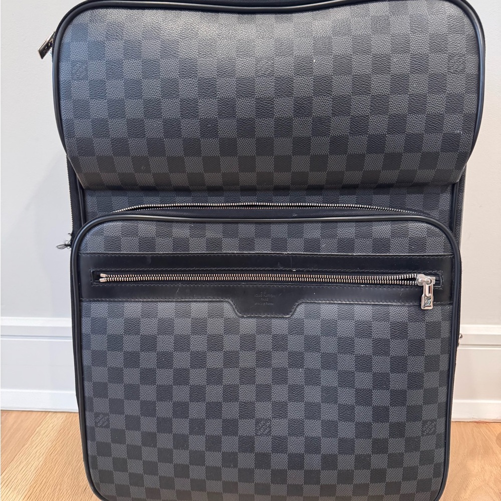 Vintage Louis Vuitton 55 Damier Graphite Business Suitcase Travel luggage - Picture 11 of 16